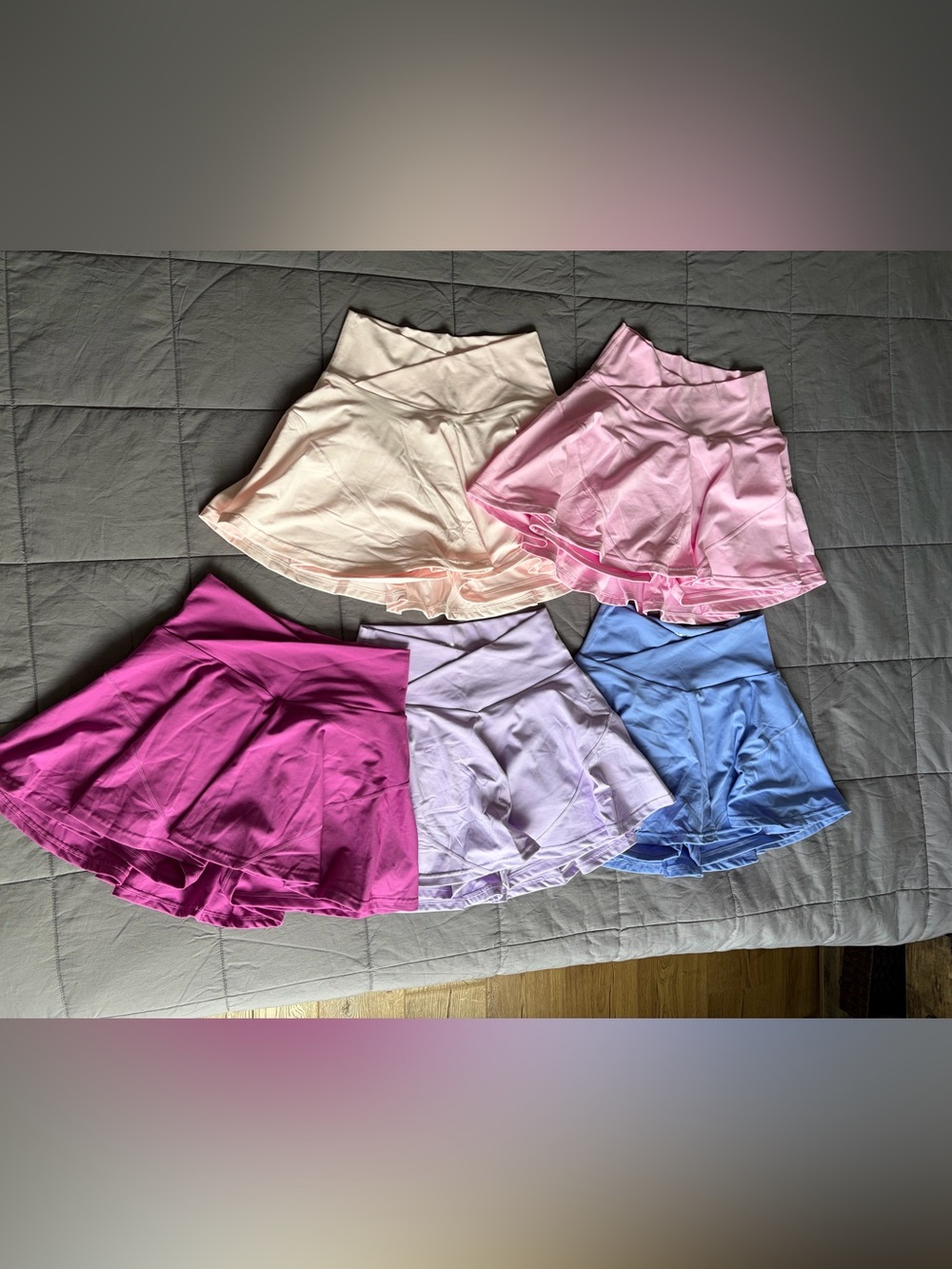 POPFLEX crisscross hourglass twirl skort bundle